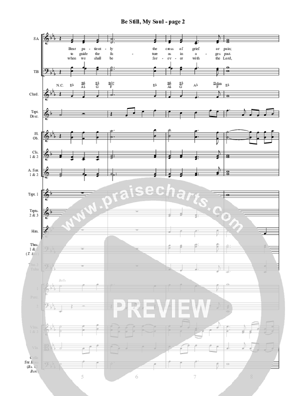 Be Still My Soul Orchestration ()