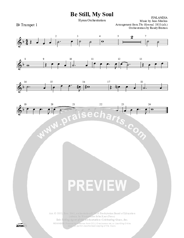 Be Still My Soul Trumpet 1 ()