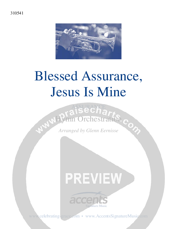 Blessed Assurance Jesus Is Mine Cover Sheet ()
