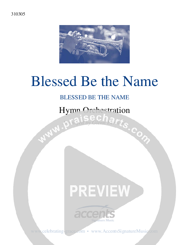 Blessed Be The Name Cover Sheet ()