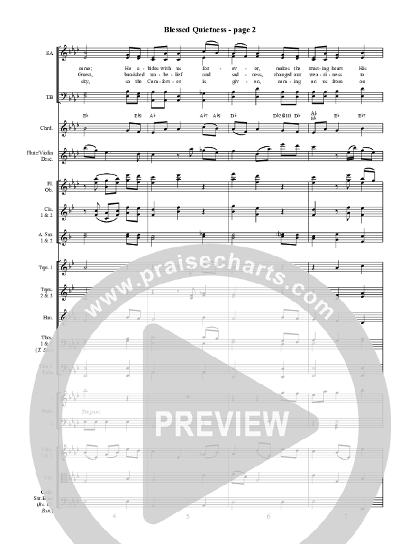 Blessed Quietness Orchestration ()