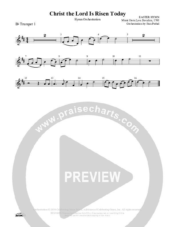 Christ The Lord Is Risen Today Trumpet 1 ()