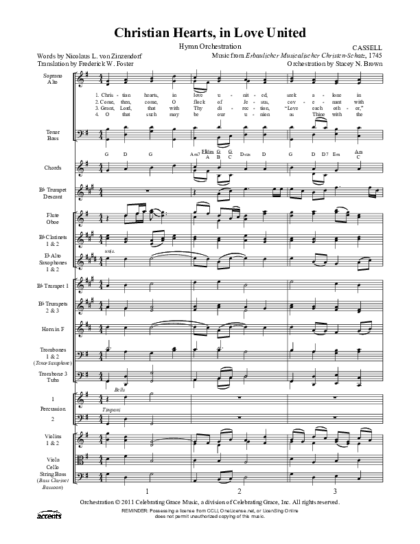 Christian Hearts In Love United Orchestration ()