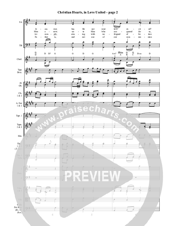 Christian Hearts In Love United Conductor's Score ()