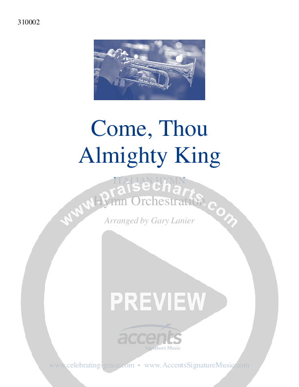 Come Thou Almighty King Orchestration ()