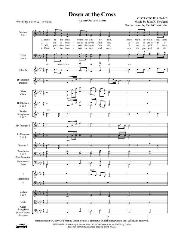 Down At The Cross Orchestration ()