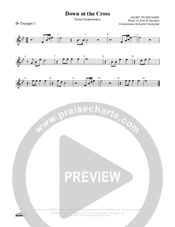 Down At The Cross Trumpet 1 ()