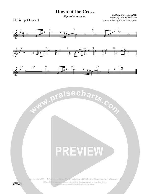 Down At The Cross Trumpet ()