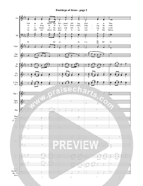 Footsteps Of Jesus Orchestration ()