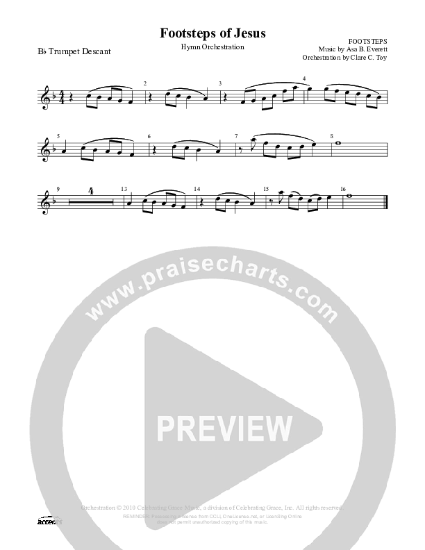 Footsteps Of Jesus Trumpet ()