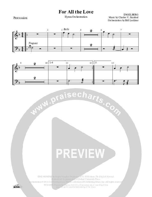 For All The Love Percussion ()