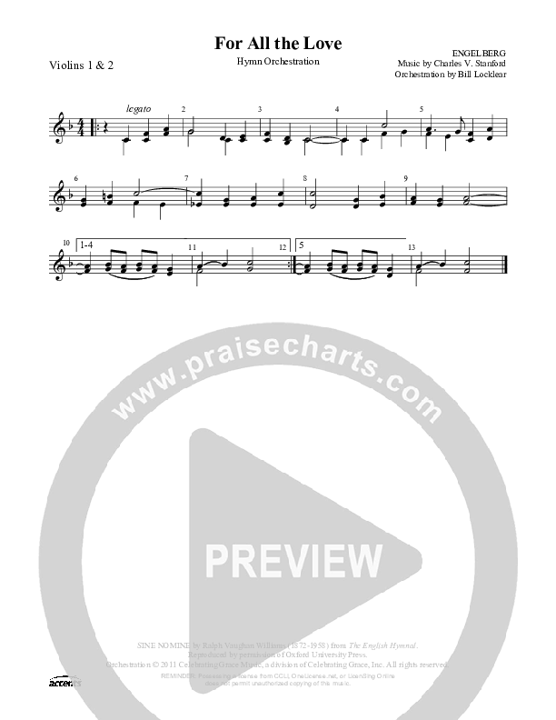 For All The Love Violin 1/2 ()