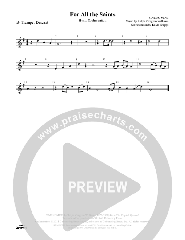 For All The Saints Trumpet 1 ()