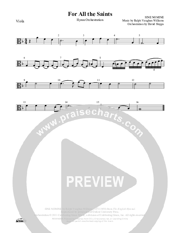 For All The Saints Viola ()