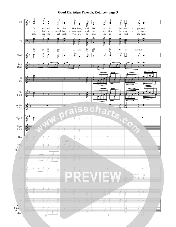 Good Christian Friends Rejoice Conductor's Score ()