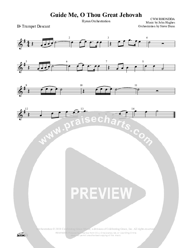 Guide Me O Thou Great Jehovah Trumpet ()