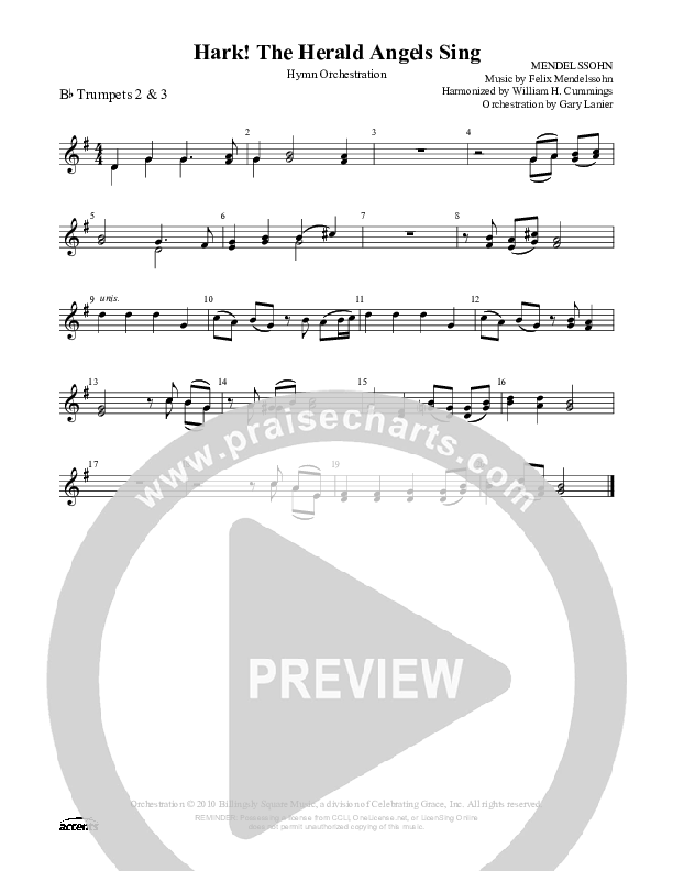 Hark The Herald Angels Sing  Trumpet 2/3 ()