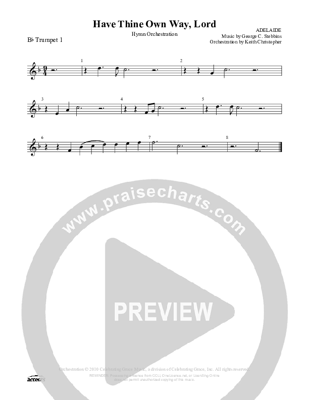 Have Thine Own Way Lord Trumpet 1 ()