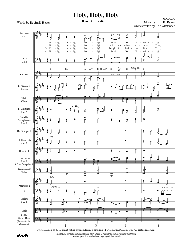 Holy Holy Holy Orchestration ()