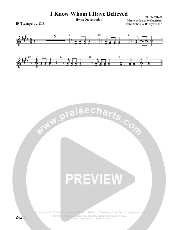 I Know Whom I Have Believed Trumpet 2/3 ()