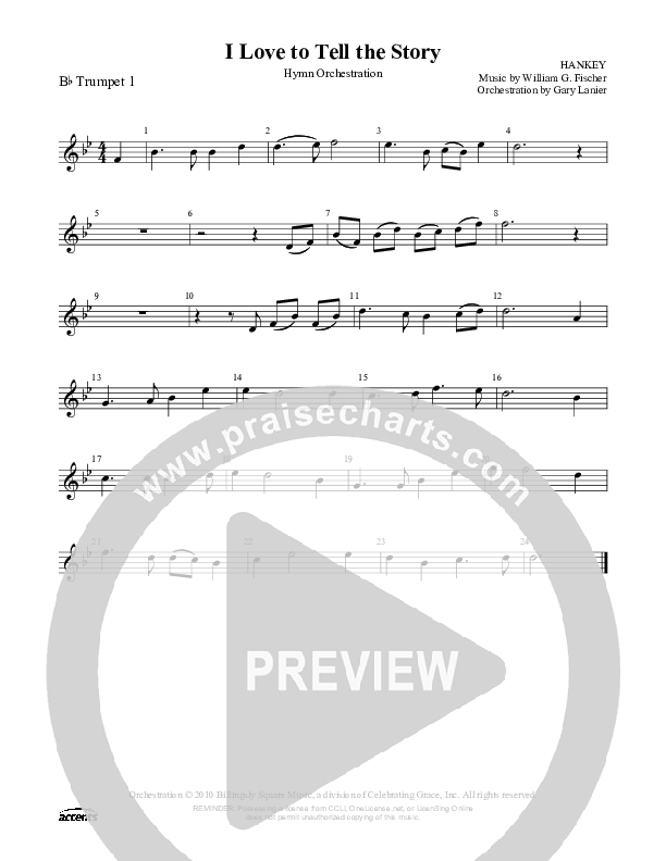 I Love To Tell The Story Trumpet 1 ()