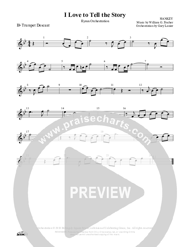 I Love To Tell The Story Trumpet ()