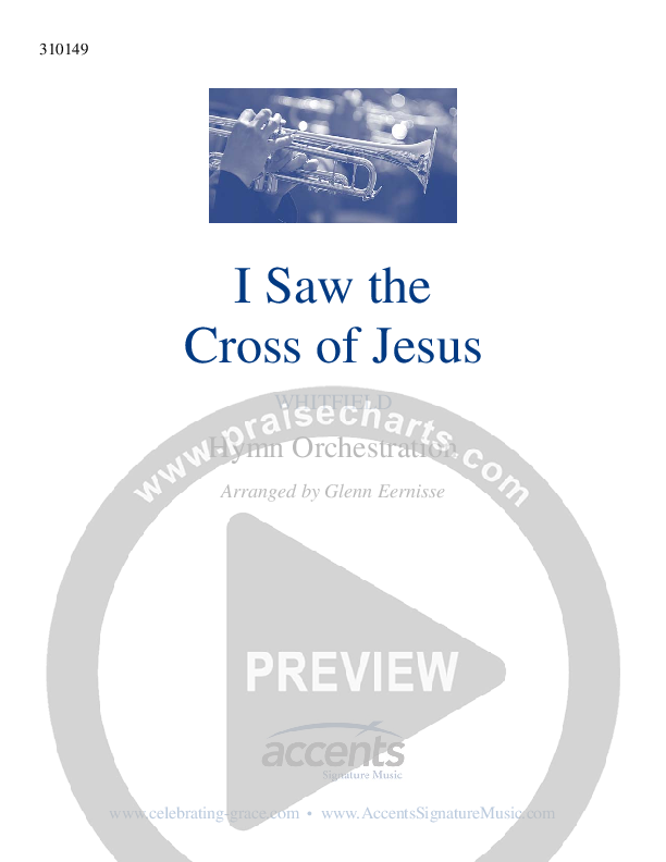 I Saw The Cross Of Jesus Cover Sheet ()