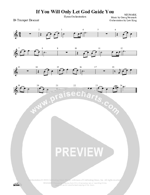 If You Will Only Let God Guide You Trumpet ()