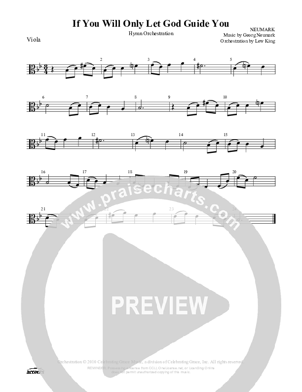 If You Will Only Let God Guide You Viola ()