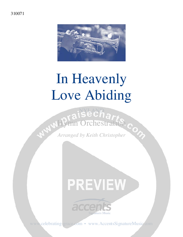In Heavenly Love Abiding Cover Sheet ()