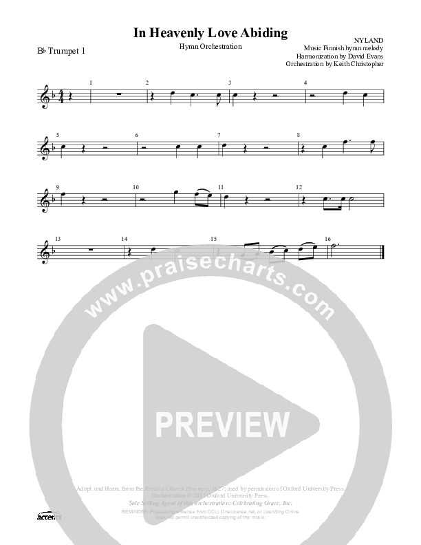 In Heavenly Love Abiding Trumpet 1 ()