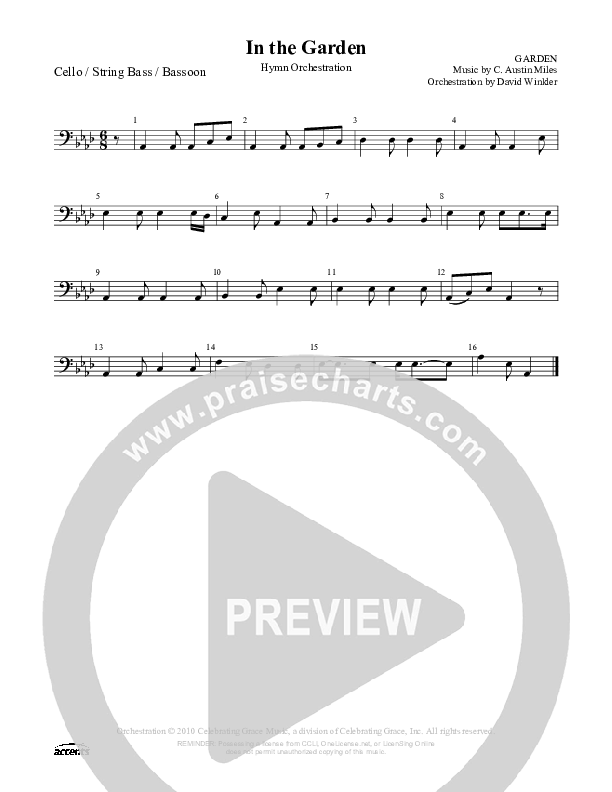 In The Garden Cello/Bass ()