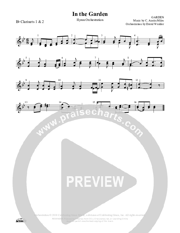 In The Garden Clarinet 1/2 ()