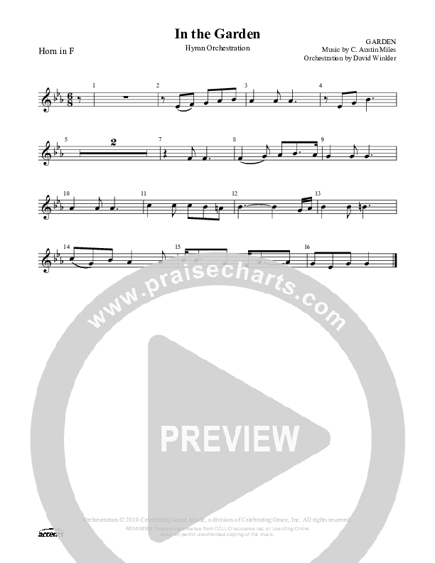 In The Garden French Horn ()