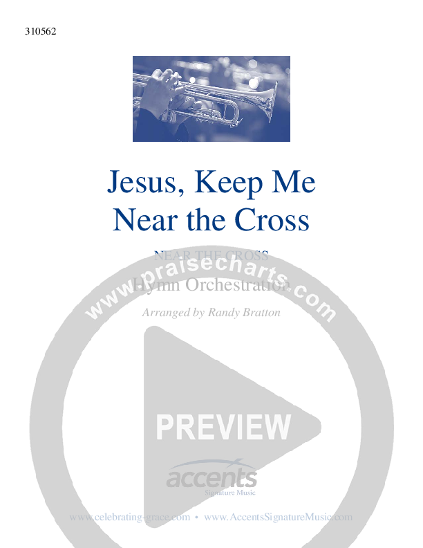 Jesus Keep Me Near The Cross Cover Sheet ()