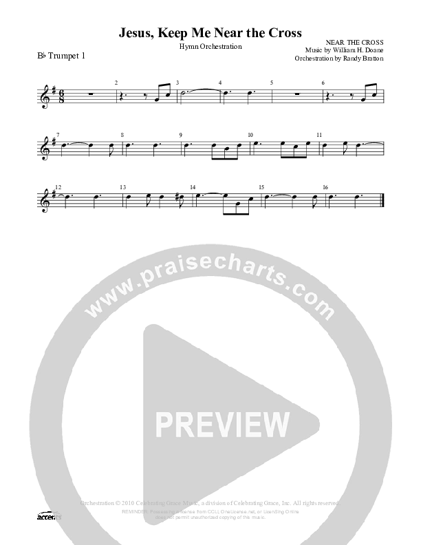 Jesus Keep Me Near The Cross Trumpet 1 ()