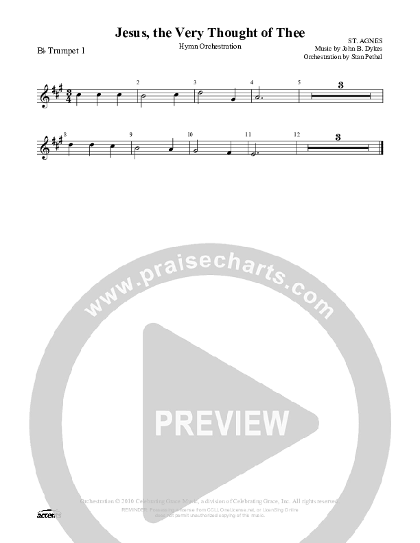 Jesus The Very Thought Of Thee Trumpet 1 ()