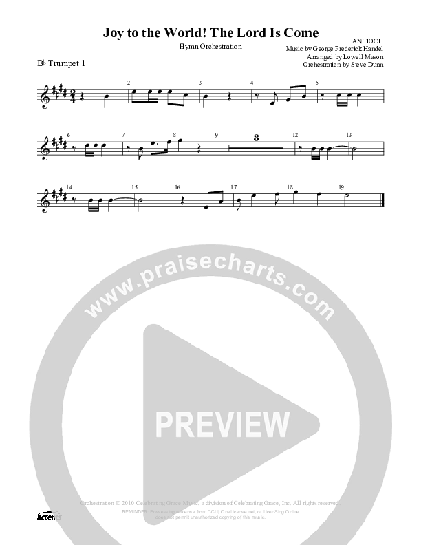 Joy To The World   Trumpet 1 ()