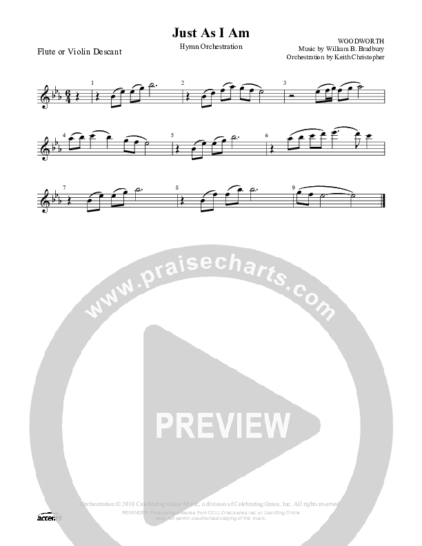 Just As I Am Flute ()