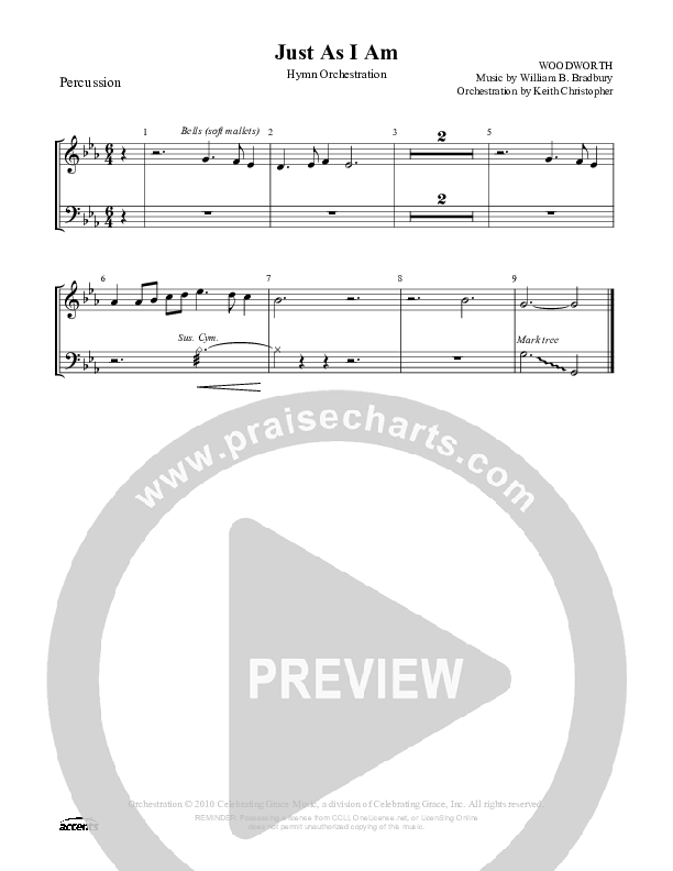 Just As I Am Percussion ()
