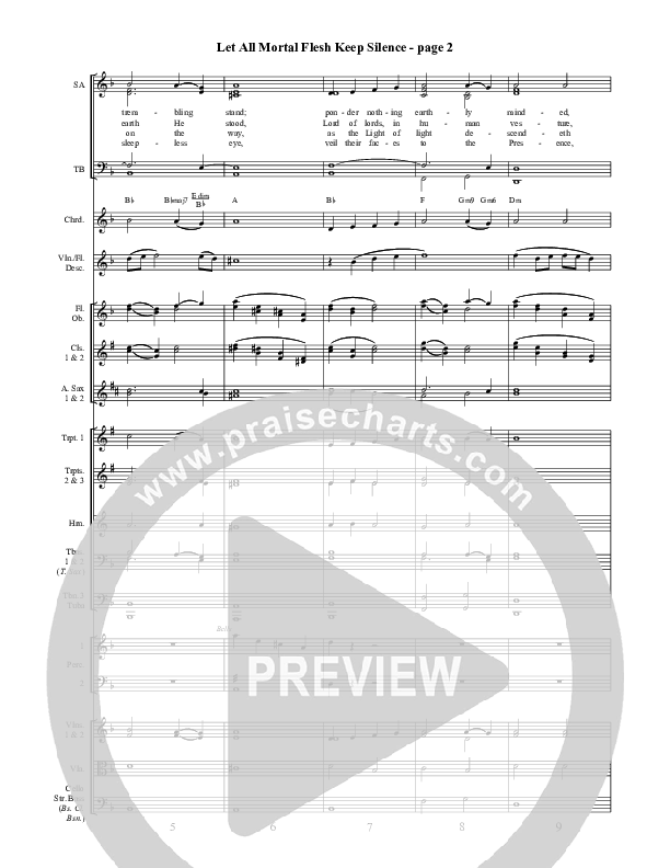Let All Mortal Flesh Keep Silence Orchestration ()