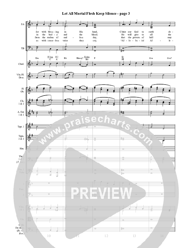 Let All Mortal Flesh Keep Silence Conductor's Score ()