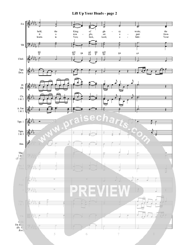 Lift Up Your Heads Orchestration ()