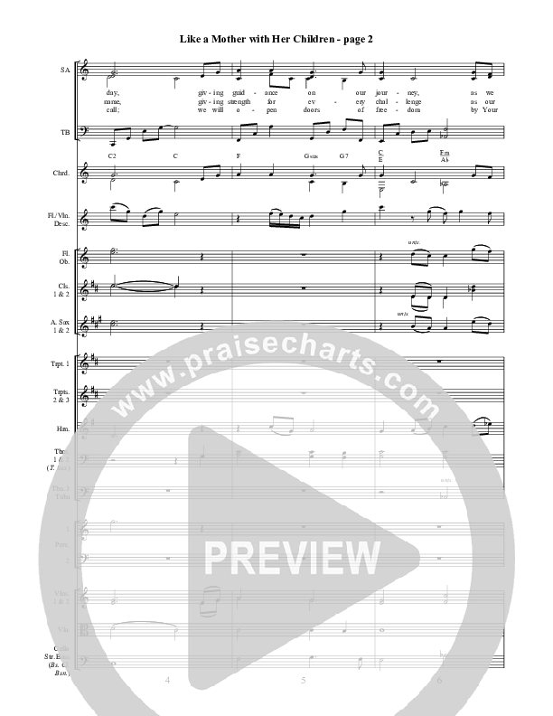 Like A Mother With Her Children Orchestration ()