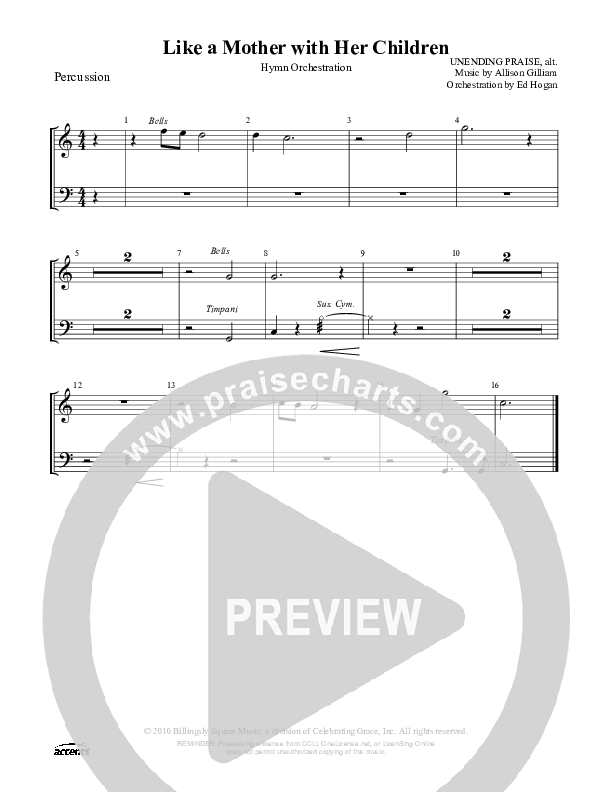 Like A Mother With Her Children Percussion ()