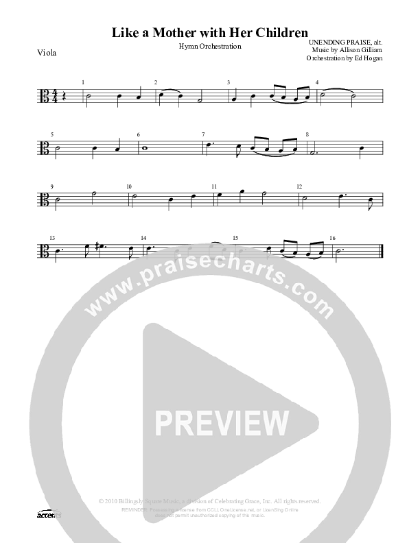 Like A Mother With Her Children Viola ()