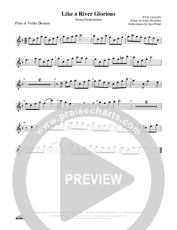 Like A River Glorious Flute ()