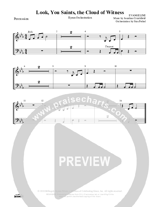 Look You Saints The Cloud Of Witness Percussion ()