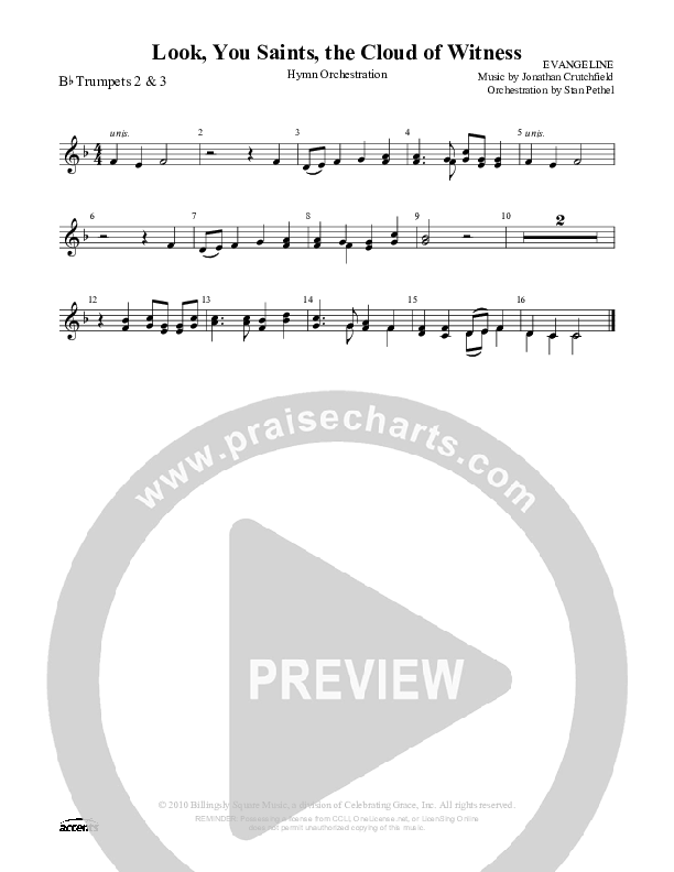 Look You Saints The Cloud Of Witness Trumpet 2/3 ()