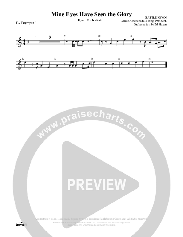 Mine Eyes Have Seen The Glory Trumpet 1 ()